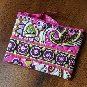 Vera Bradley Very Berry Paisley Coin Purse